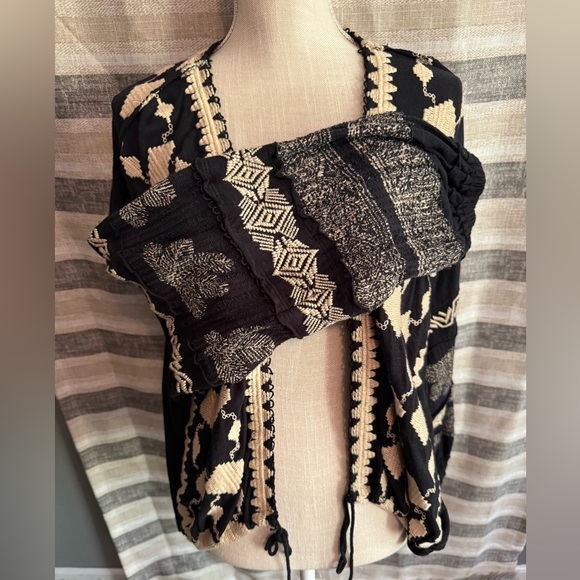 We the free Aztec embroidered cardigan xs - Picture 4 of 7